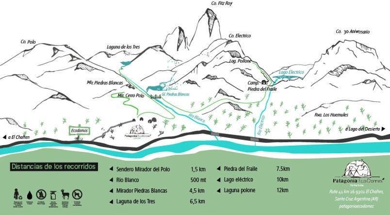 Patagonia Eco Domes Hotell El Chalten Eksteriør bilde